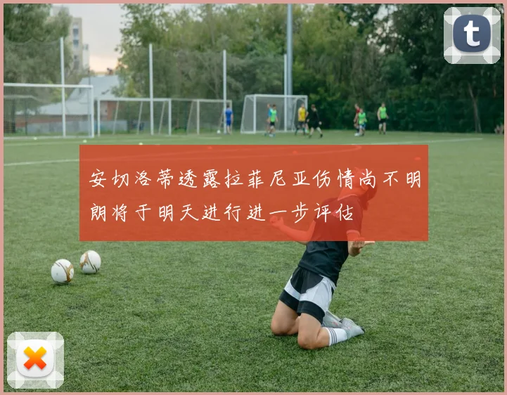 安切洛蒂透露拉菲尼亚伤情尚不明朗将于明天进行进一步评估